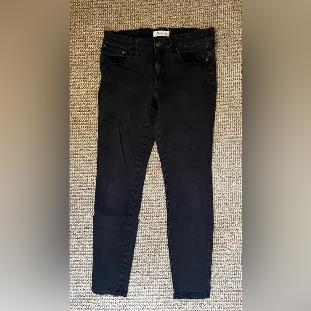 Madewell black, size 27, skinny skinny jeans